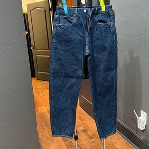 BNWOT Gap denim. Barrel Jean High Rise. Size 27 4R